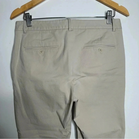 Theory Cotton Twill Treeca Pants Size 6 - Picture 7 of 8